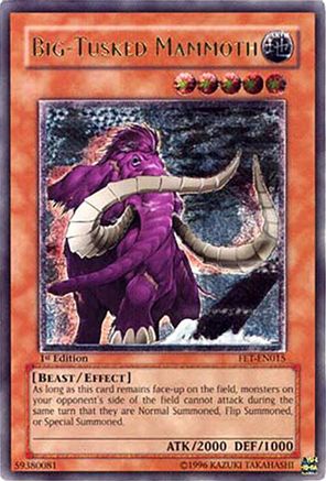 Big-Tusked Mammoth (UTR) (FET-EN015) - Flaming Eternity 1st Edition