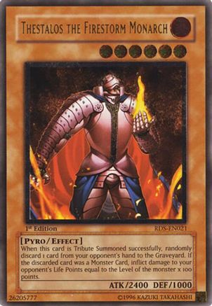 Thestalos the Firestorm Monarch (UTR) (RDS-EN021) - Rise of Destiny Unlimited