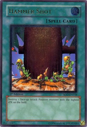 Hammer Shot (UTR) (SOD-EN038) - Soul of the Duelist Unlimited