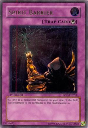 Spirit Barrier (UTR) (SOD-EN051) - Soul of the Duelist 1st Edition