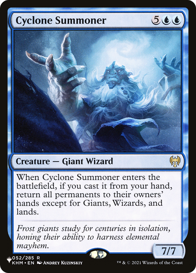 Cyclone Summoner (LIST-052/285) - The List Reprints