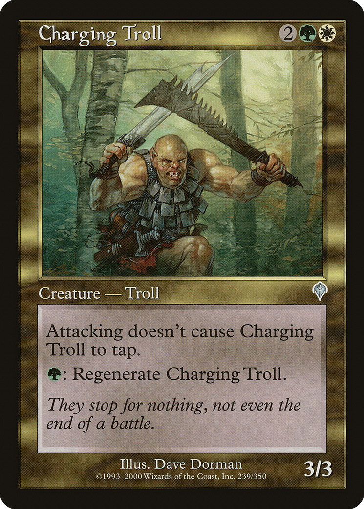 Charging Troll (INV-239) - Invasion Foil