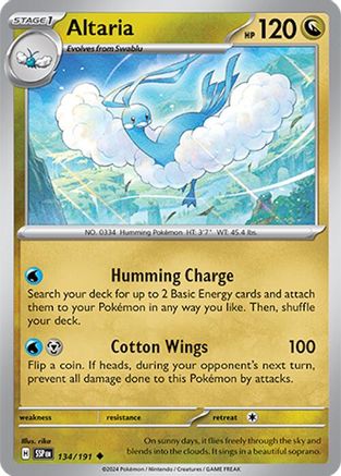 Altaria 134  SV08 Surging Sparks - Uncommon