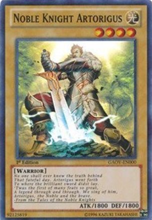 Noble Knight Artorigus (GAOV-EN000) - Galactic Overlord 1st Edition