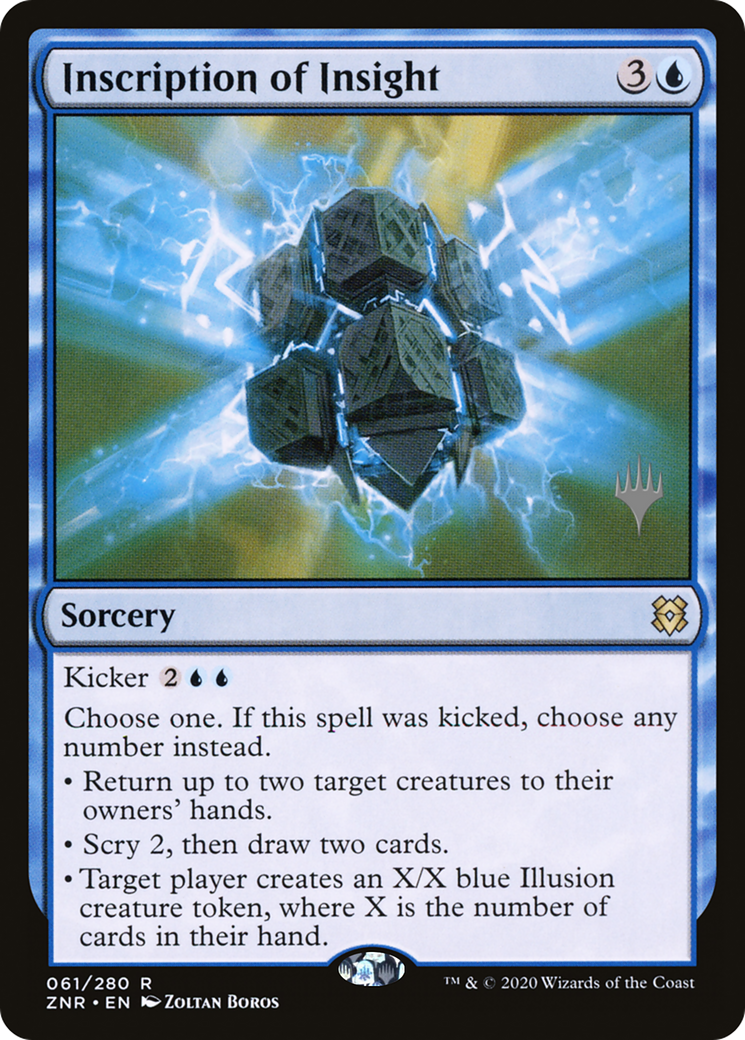 Inscription of Insight (PPZNR-061) - Zendikar Rising Promos Foil