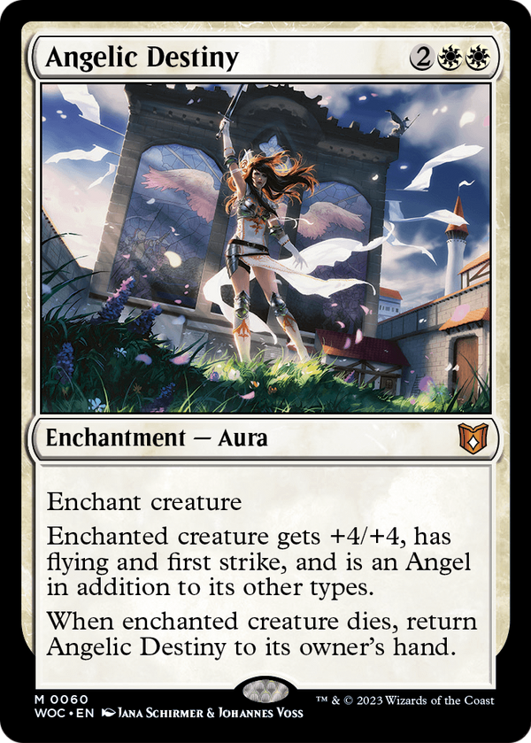 Angelic Destiny (WOC-060) - Wilds of Eldraine Commander
