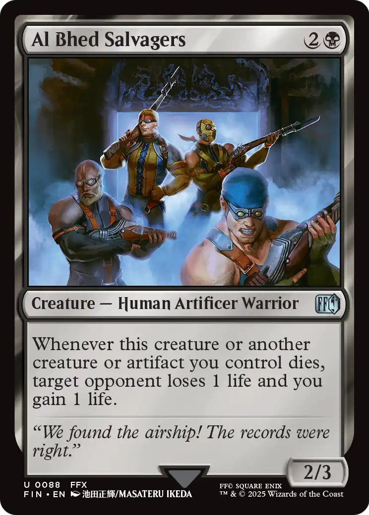 Al Bhed Salvagers (FIN-088) - FINAL FANTASY Foil