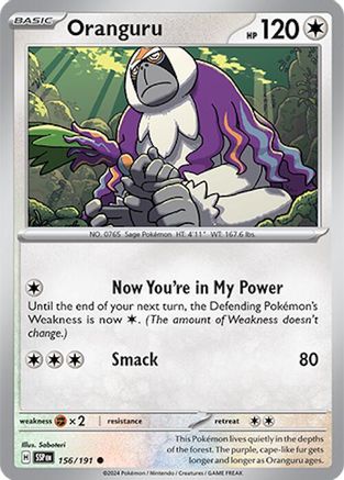 Oranguru 156  SV08 Surging Sparks - Common