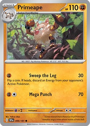 Primeape 099  SV08 Surging Sparks - Common