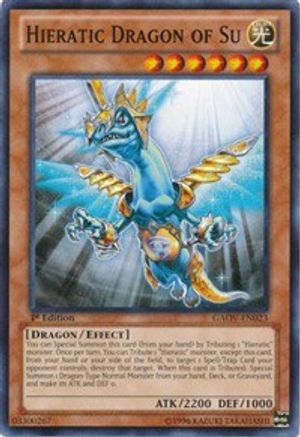 Hieratic Dragon of Su (GAOV-EN023) - Galactic Overlord 1st Edition