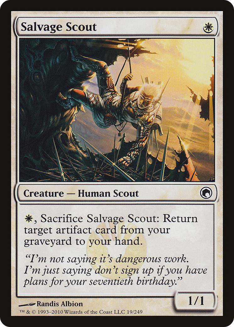 Salvage Scout (SOM-019) - Scars of Mirrodin