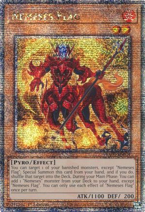 Nemeses Flag (Quarter Century Secret Rare) (RA03-EN024) - Quarter Century Bonanza 1st Edition