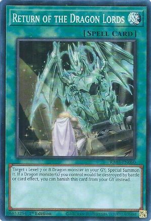Return of the Dragon Lords (RA03-EN060) - Quarter Century Bonanza 1st Edition