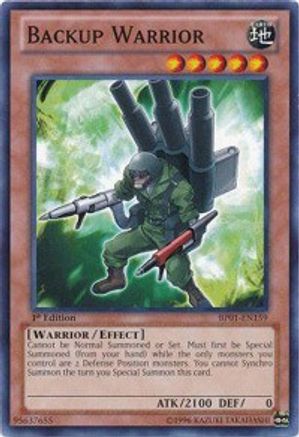 Backup Warrior (BP01-EN159) - Battle Pack: Epic Dawn Unlimited