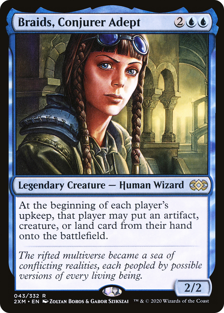 Braids, Conjurer Adept (2XM-043) - Double Masters