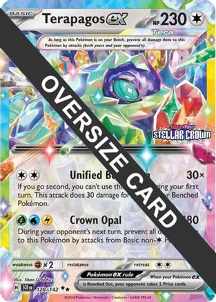 Terapagos ex 128/142  - Holofoil Jumbo Cards - Double Rare