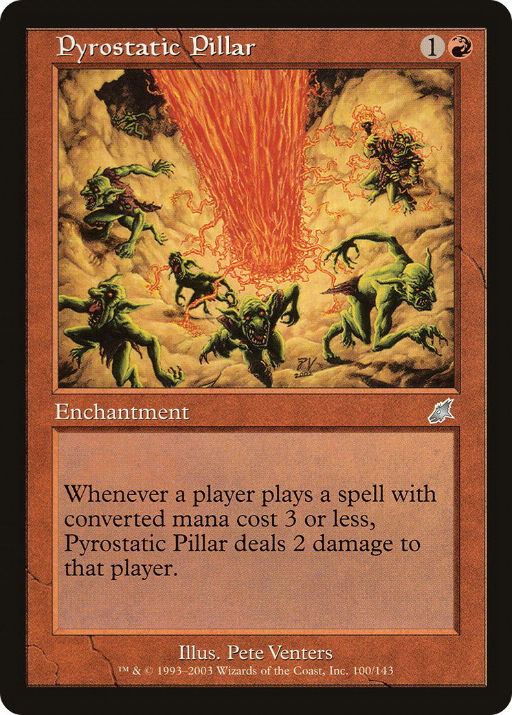 Pyrostatic Pillar (SCG-100) - Scourge Foil