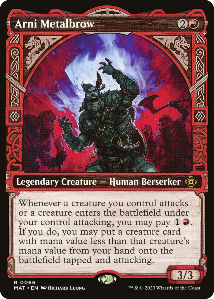 Arni Metalbrow (Showcase) (MAT-066) - March of the Machine: The Aftermath: (Showcase) Foil