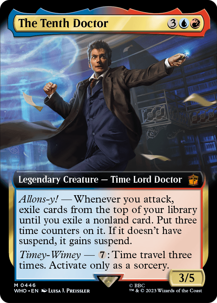 The Tenth Doctor (Extended Art) (WHO-446) - Doctor Who: (Extended Art)