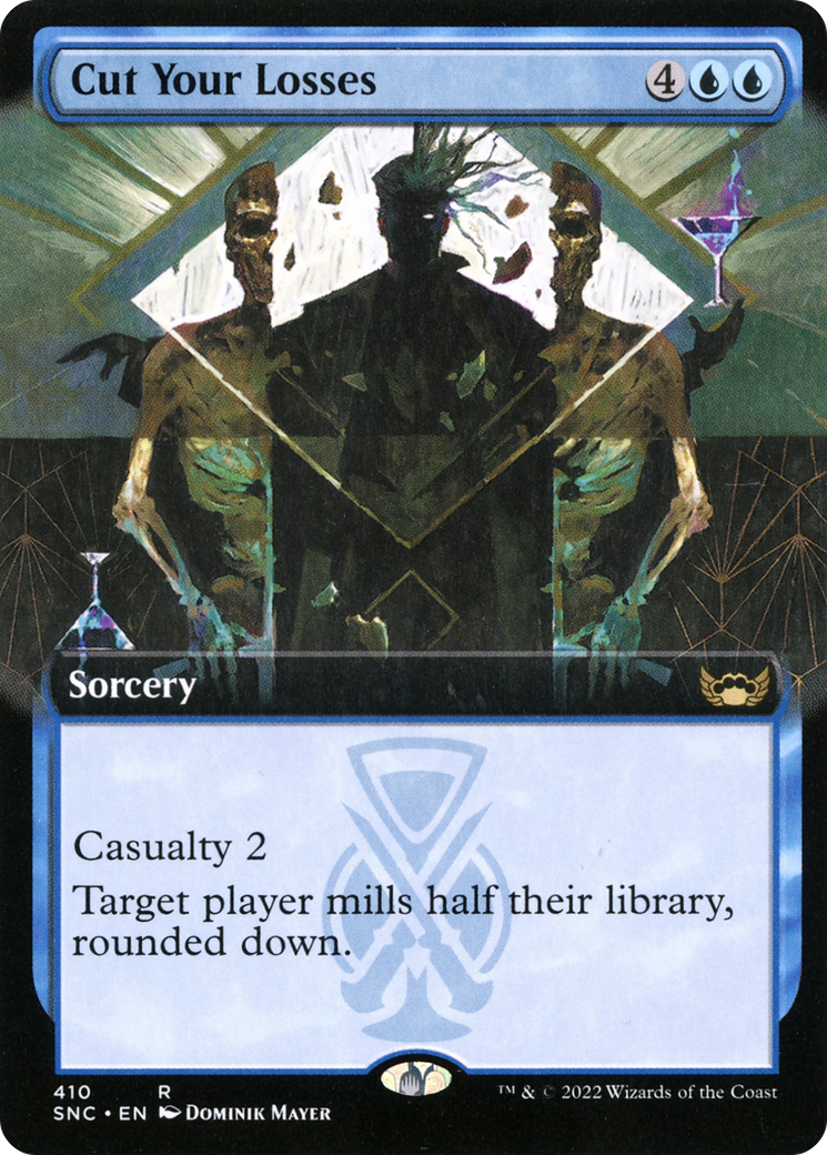 Cut Your Losses (Extended Art) (SNC-410) - Streets of New Capenna: (Extended Art) Foil
