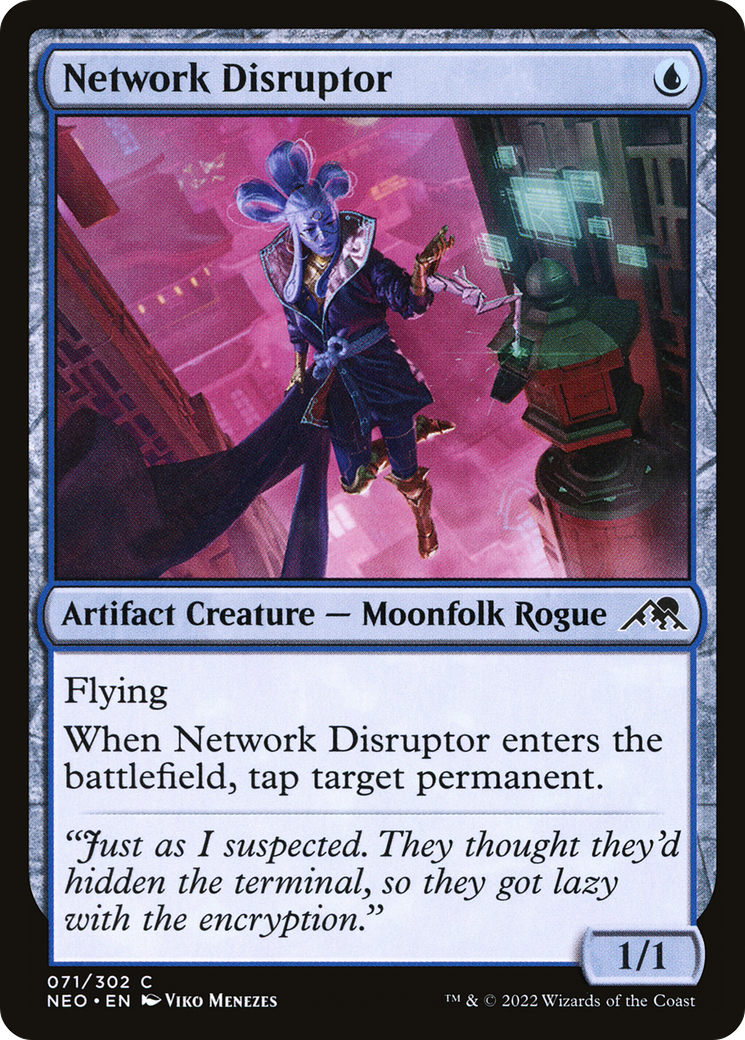 Network Disruptor (NEO-071) - Kamigawa: Neon Dynasty Foil