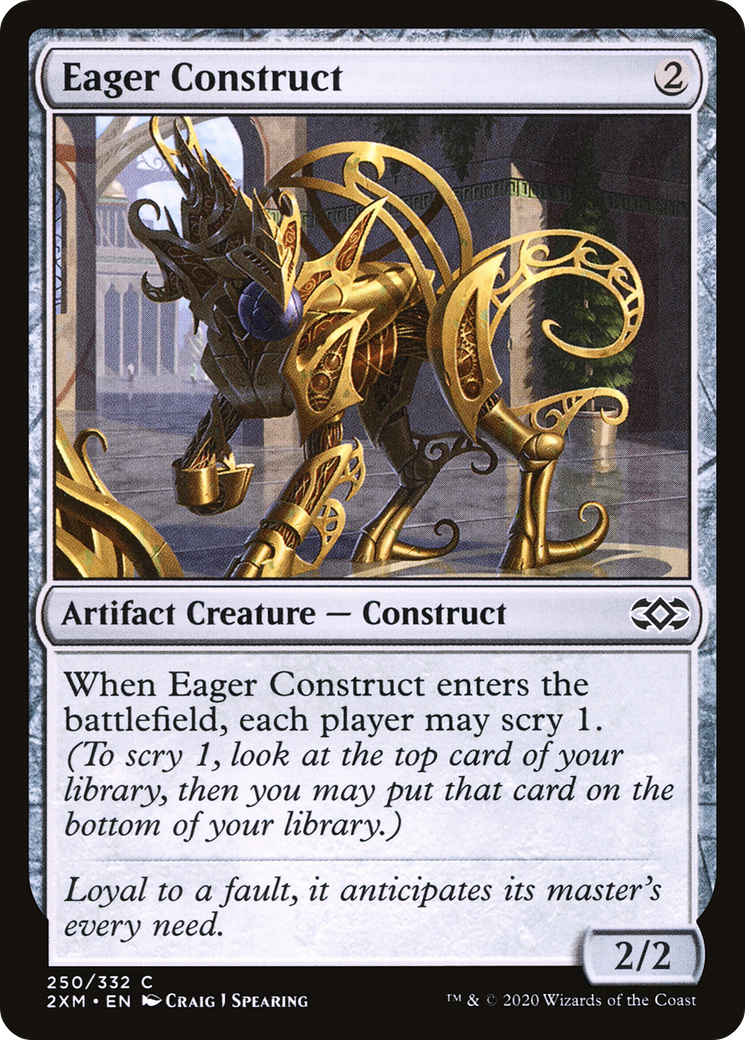 Eager Construct (2XM-250) - Double Masters Foil
