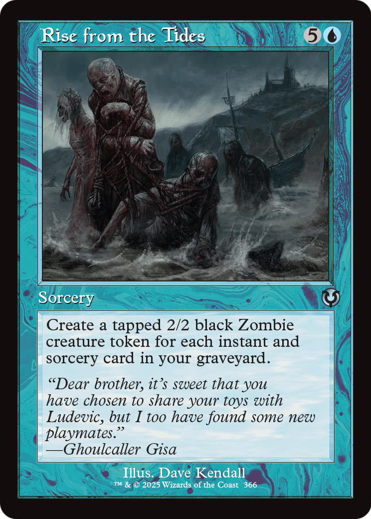 Rise from the Tides (Retro Frame) (INR-366) - Innistrad Remastered Foil