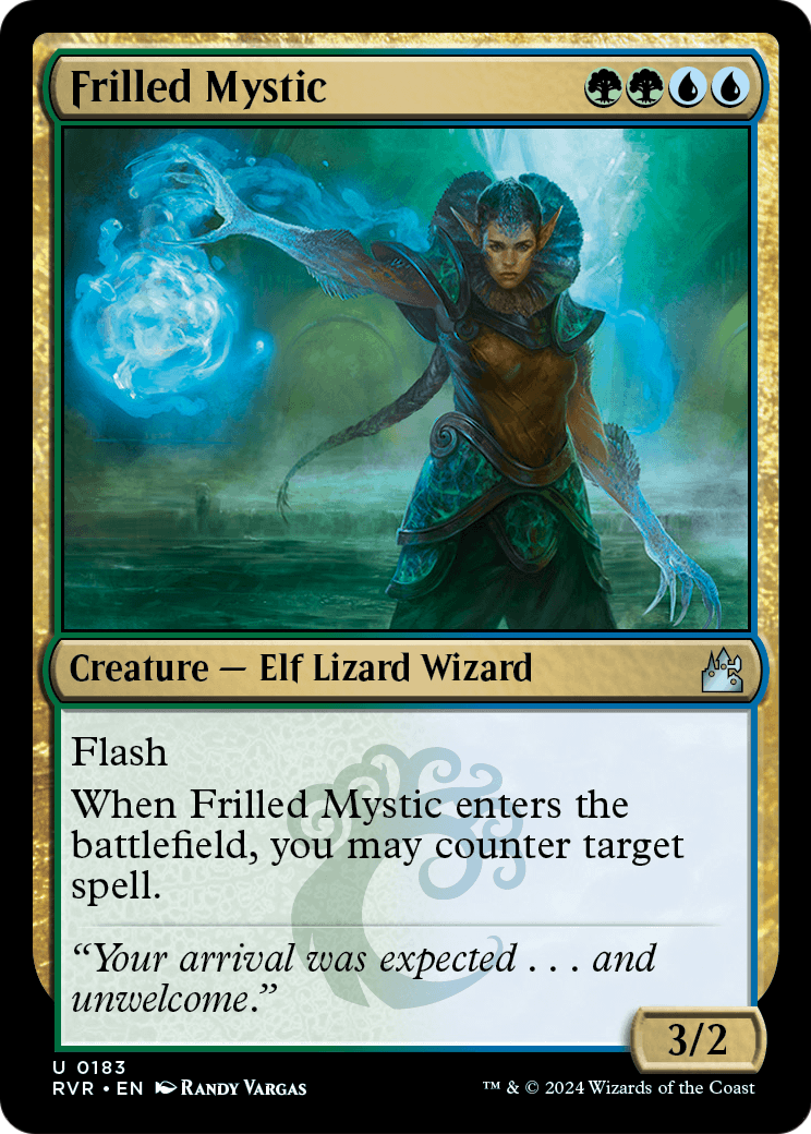 Frilled Mystic (RVR-183) - Ravnica Remastered