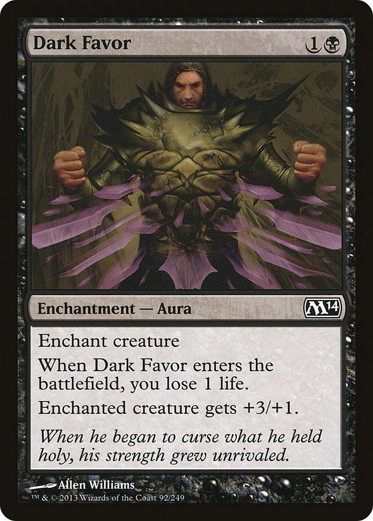 Dark Favor (M14-092) - Magic 2014