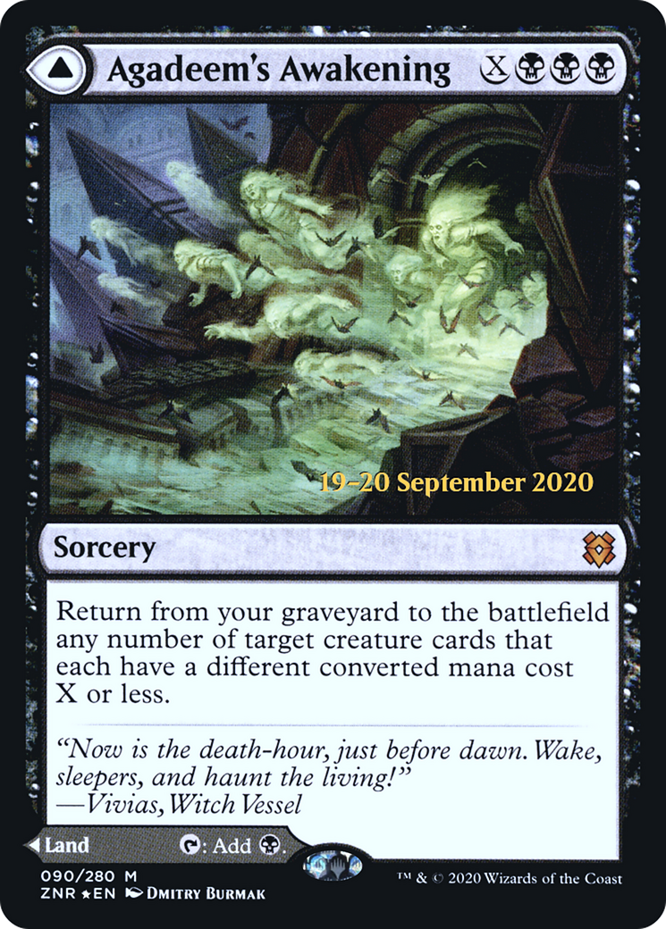 Agadeem's Awakening (PRE-090) - Zendikar Rising Promos Foil