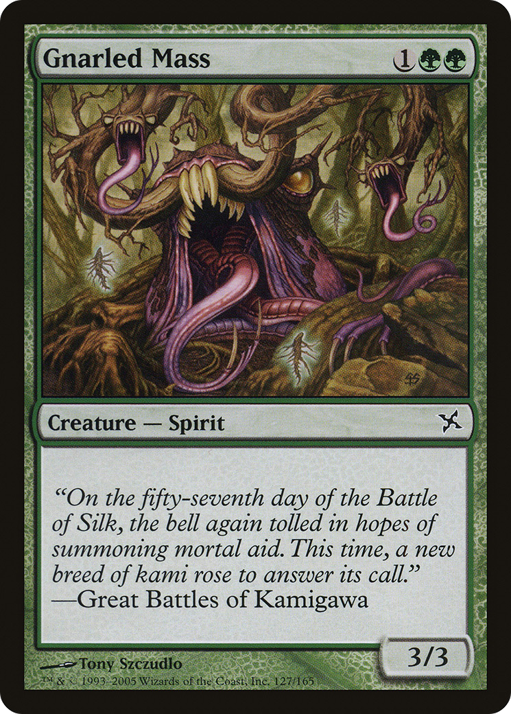 Gnarled Mass (BOK-127) - Betrayers of Kamigawa Foil