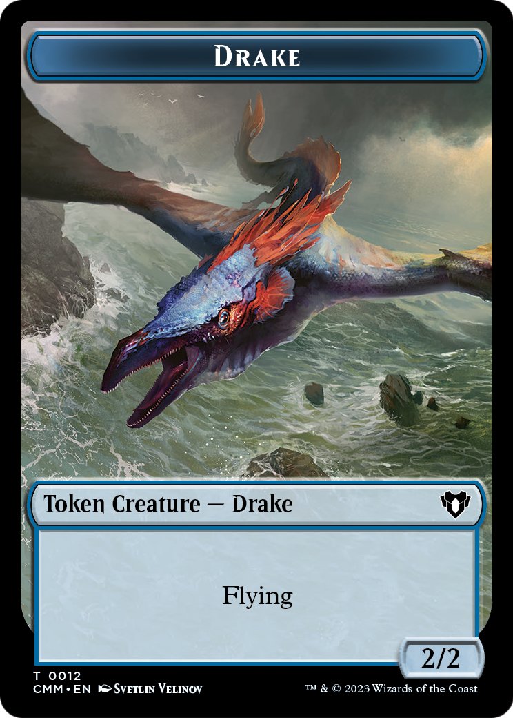 Drake (TCMM-012) - Commander Masters Tokens