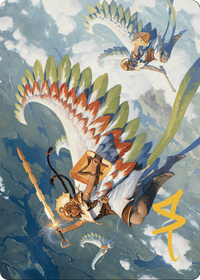 Resplendent Angel // Resplendent Angel (ALCI-005) - The Lost Caverns of Ixalan Art Series (Borderless)