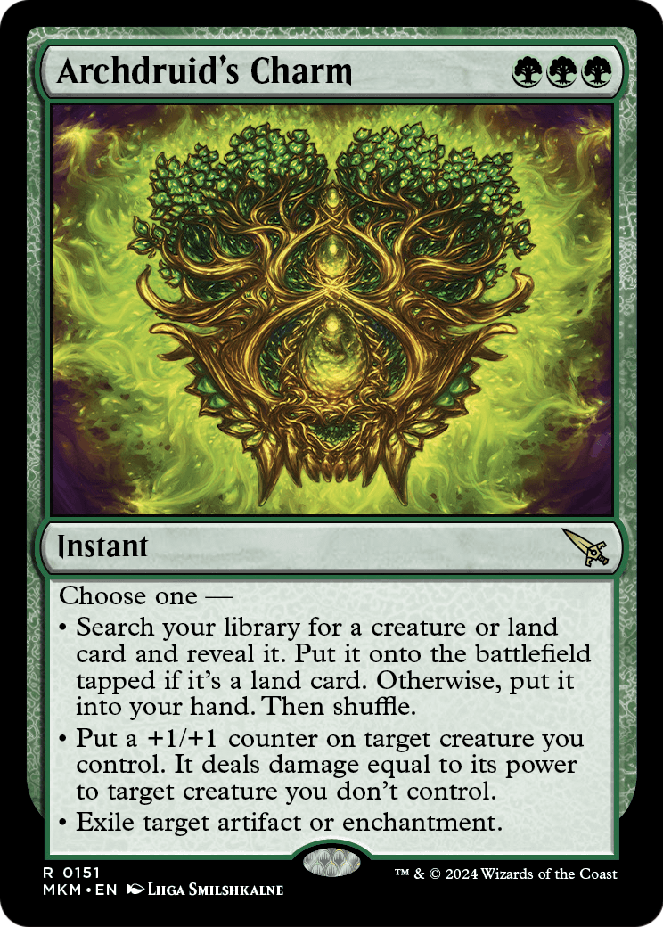 Archdruid's Charm (MKM-151) - Murders at Karlov Manor