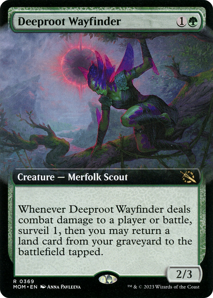 Deeproot Wayfinder (Extended Art) (MOM-369) - March of the Machine: (Extended Art)