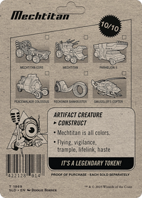 Mechtitan Token (SLD-1969) - Secret Lair Drop (Borderless) Foil