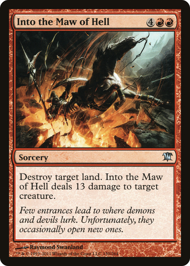 Into the Maw of Hell (ISD-150) - Innistrad Foil