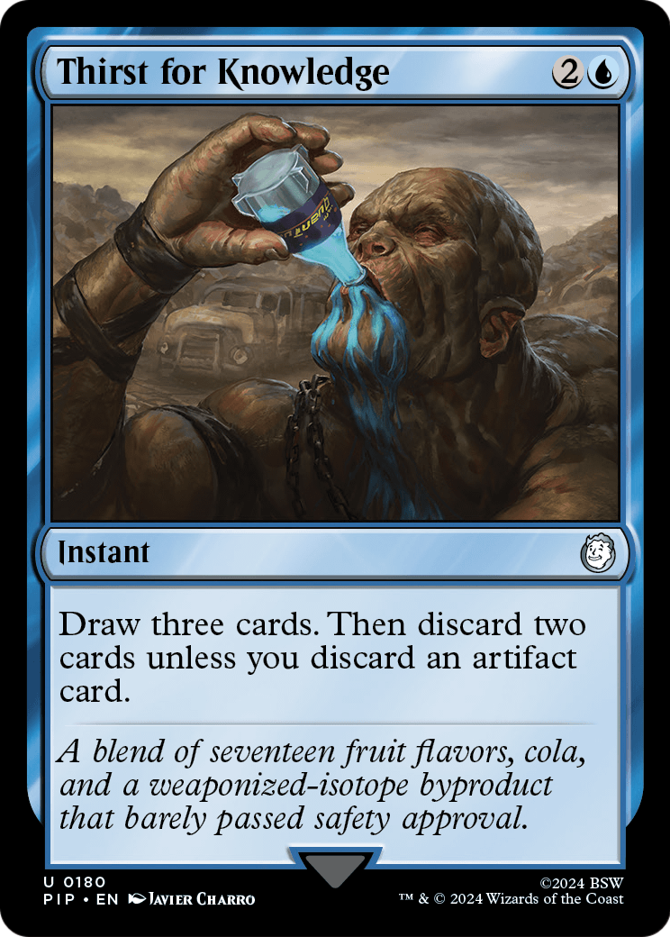 Thirst for Knowledge (PIP-180) - Fallout