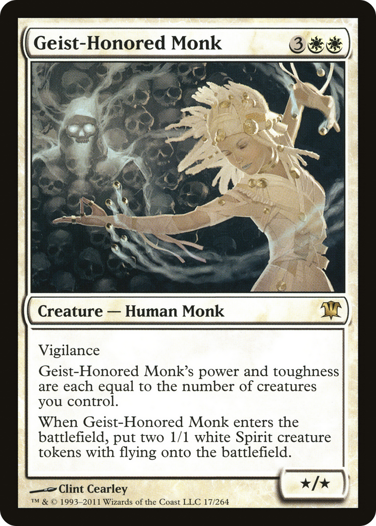 Geist-Honored Monk (ISD-017) - Innistrad Foil