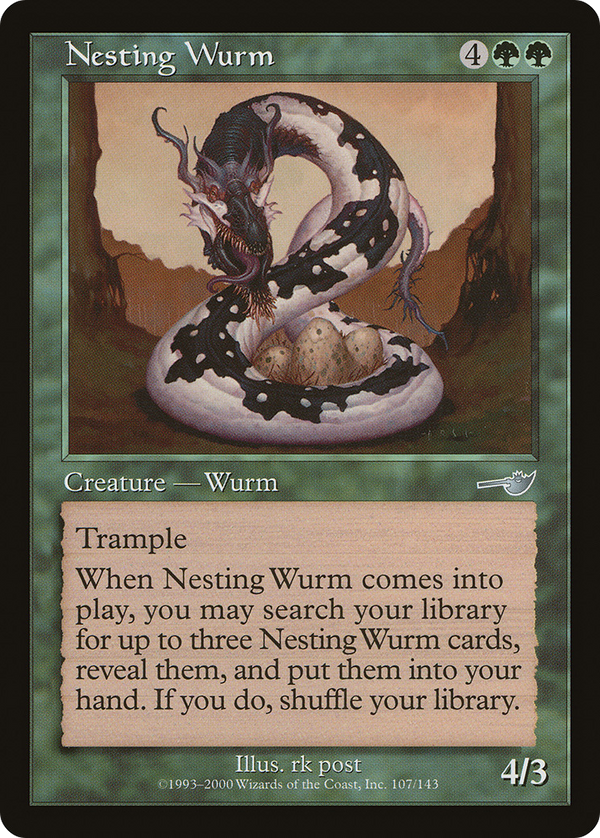 Nesting Wurm (NMS-107) - Nemesis Foil