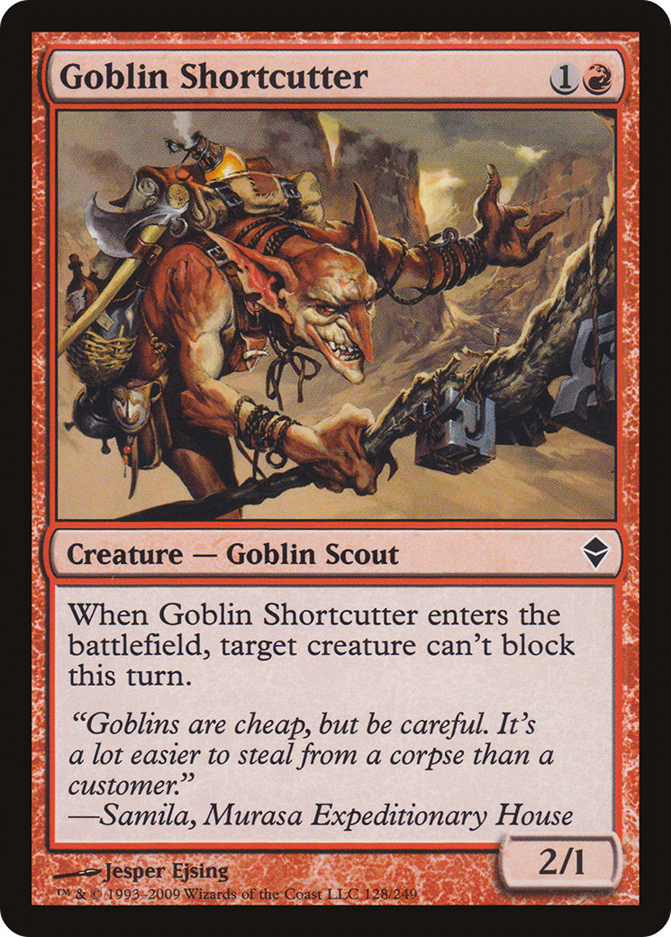 Goblin Shortcutter (ZEN-128) - Zendikar Foil