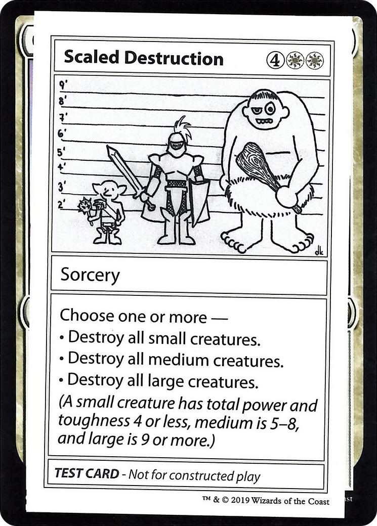 Scaled Destruction (No PW Symbol) (CMB1-) - Mystery Booster Playtest Cards 2021