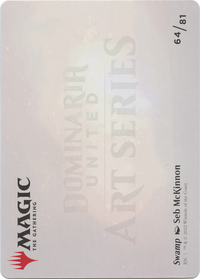 Swamp // Swamp (ADMU-064) - Dominaria United Art Series (Borderless)