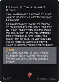 Telepathic Transmission // Telepathic Transmission (cont'd) (MDMU-003) - Dominaria United Minigames Foil