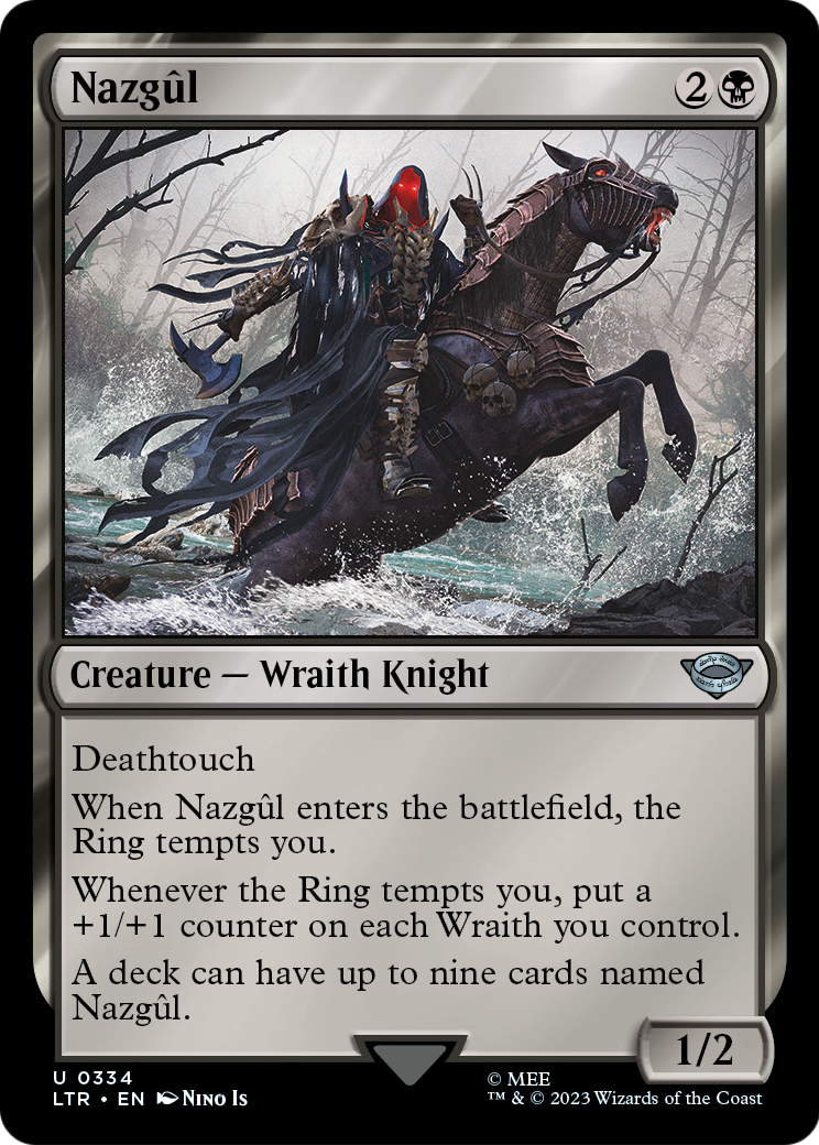 Nazgul (0334) (LTR-334) - The Lord of the Rings: Tales of Middle-earth Foil