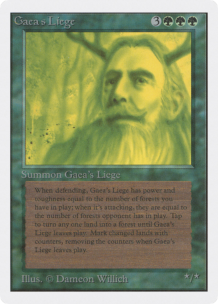 Gaea's Liege (2ED-) - Unlimited Edition
