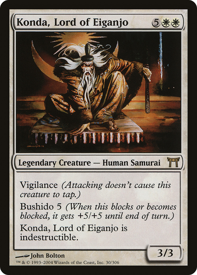 Konda, Lord of Eiganjo (CHK-030) - Champions of Kamigawa Foil