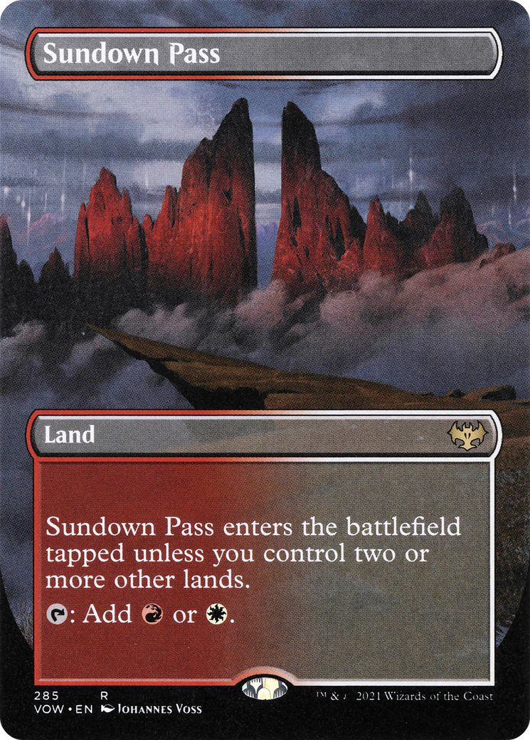 Sundown Pass (Borderless) (VOW-285) - Innistrad: Crimson Vow