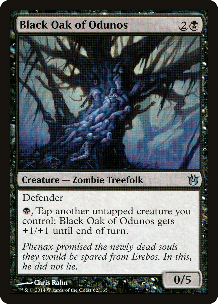 Black Oak of Odunos (BNG-062) - Born of the Gods Foil