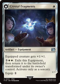 Crystal Fragments (FIN-013) - FINAL FANTASY: (enchantment) Foil